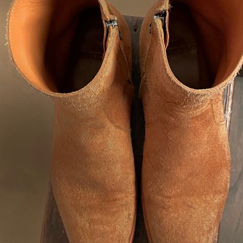 Briselblack The Stride Side Zip Boots in Badalassi Carlo Cognac Minerva
