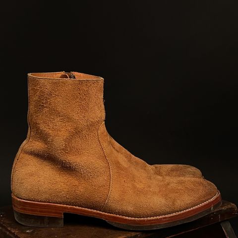 Briselblack The Stride Side Zip Boots in Badalassi Carlo Cognac Minerva