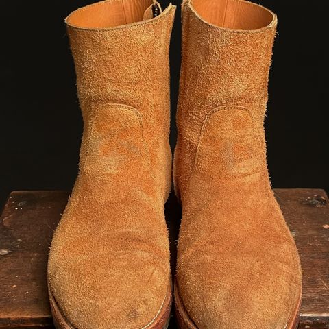 Briselblack The Stride Side Zip Boots in Badalassi Carlo Cognac Minerva