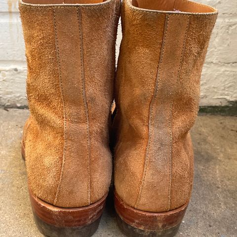 Briselblack The Stride Side Zip Boots in Badalassi Carlo Cognac Minerva
