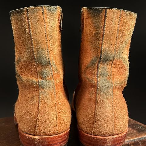Briselblack The Stride Side Zip Boots in Badalassi Carlo Cognac Minerva