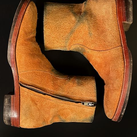 Briselblack The Stride Side Zip Boots in Badalassi Carlo Cognac Minerva