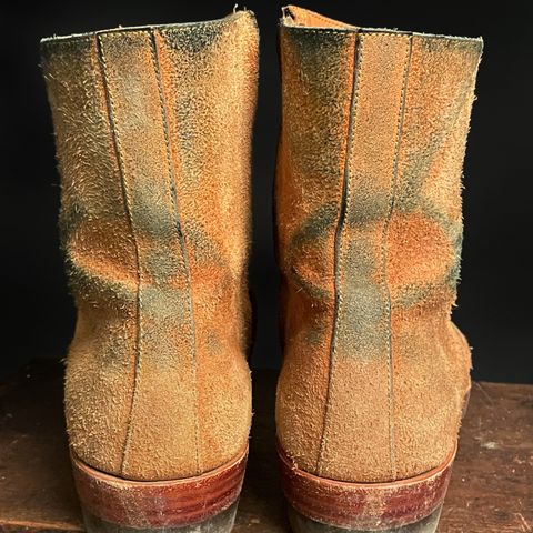 Briselblack The Stride Side Zip Boots in Badalassi Carlo Cognac Minerva