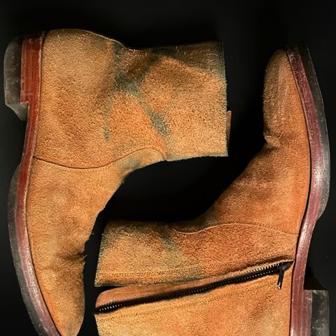 Briselblack The Stride Side Zip Boots in Badalassi Carlo Cognac Minerva