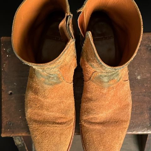 Briselblack The Stride Side Zip Boots in Badalassi Carlo Cognac Minerva