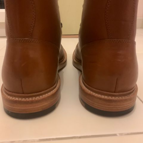 View photo of Grant Stone Diesel Boot in Badalassi Carlo Saddle Tan Minerva