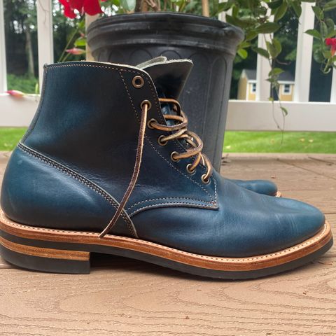 Search result thumbnail of Truman Service Boot in Horween Cobalt Blue Dressier