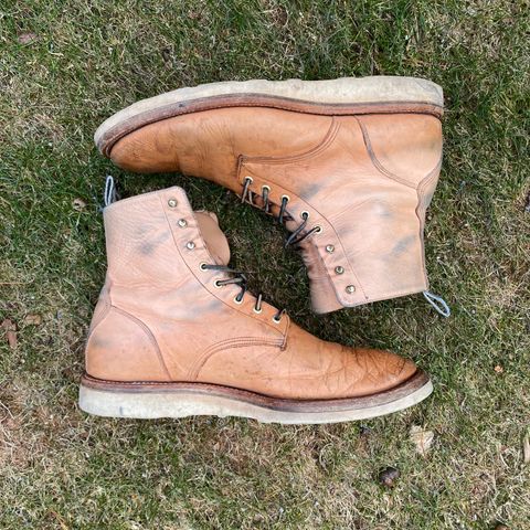 View photo of Unmarked DB Hunter in Oiled Natural Veg Tan