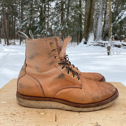 View photo of Unmarked DB Hunter in Oiled Natural Veg Tan