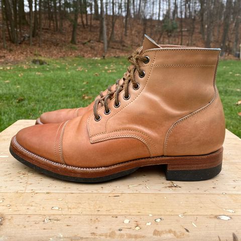 Tahura Captoelari in Shinki Natural Shell Cordovan