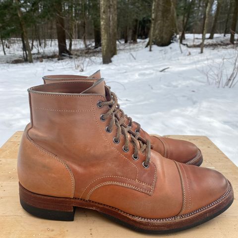 View photo of Tahura Captoelari in Shinki Natural Shell Cordovan