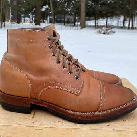 View photo of Tahura Captoelari in Shinki Natural Shell Cordovan