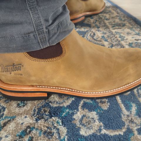 Dayton Boots Wholecut Chelsea in Brown Nubuck