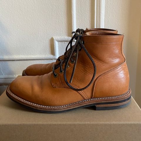 View photo of Grant Stone Diesel Boot in Horween English Tan Essex