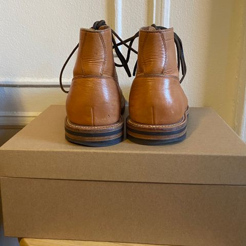 View photo of Grant Stone Diesel Boot in Horween English Tan Essex