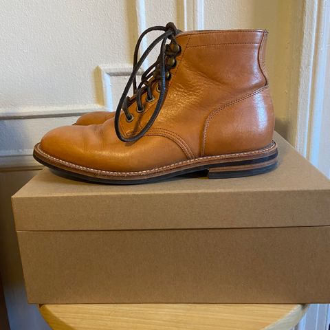 View photo of Grant Stone Diesel Boot in Horween English Tan Essex