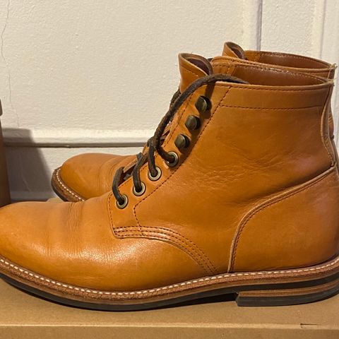 View photo of Grant Stone Diesel Boot in Horween English Tan Essex