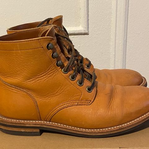 View photo of Grant Stone Diesel Boot in Horween English Tan Essex