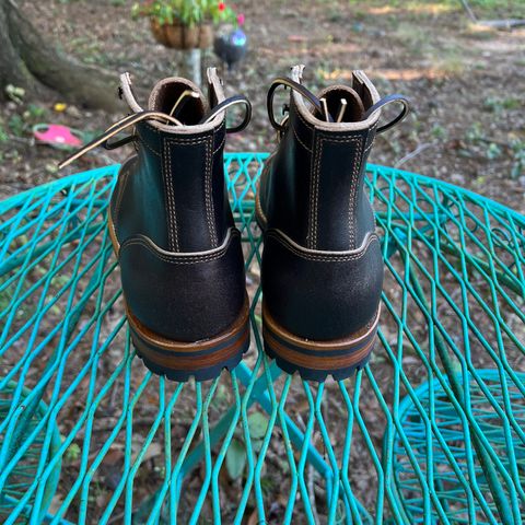 View photo of Truman Service Boot in Horween Java Waxed Flesh