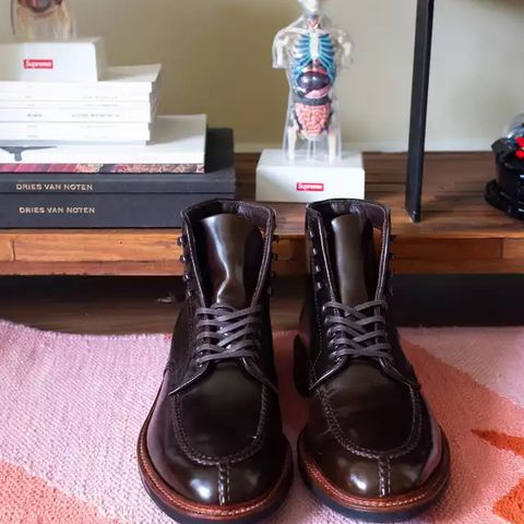 Alden Tanker Boot in Horween Cigar Shell Cordovan