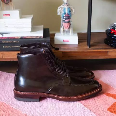 Alden Tanker Boot in Horween Cigar Shell Cordovan