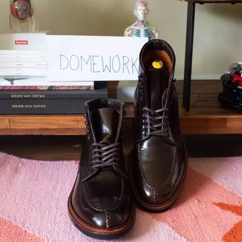 Alden Tanker Boot in Horween Cigar Shell Cordovan