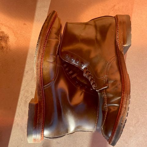 Alden Tanker Boot in Horween Cigar Shell Cordovan