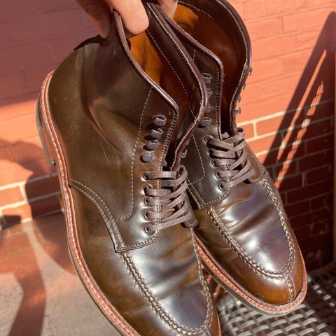 Alden Tanker Boot in Horween Cigar Shell Cordovan