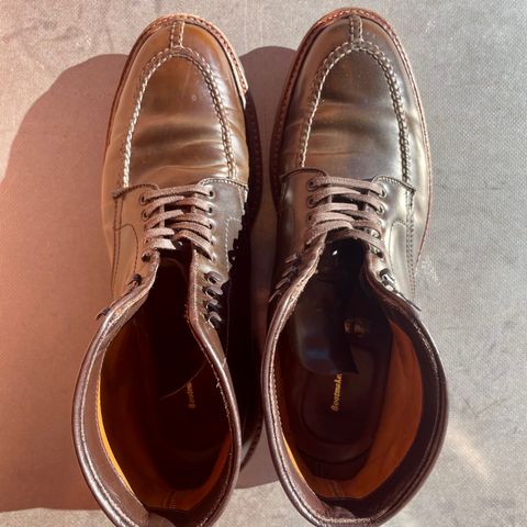 Alden Tanker Boot in Horween Cigar Shell Cordovan