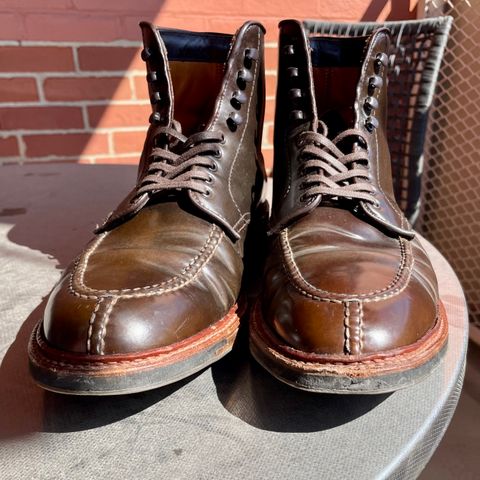 Alden Tanker Boot in Horween Cigar Shell Cordovan