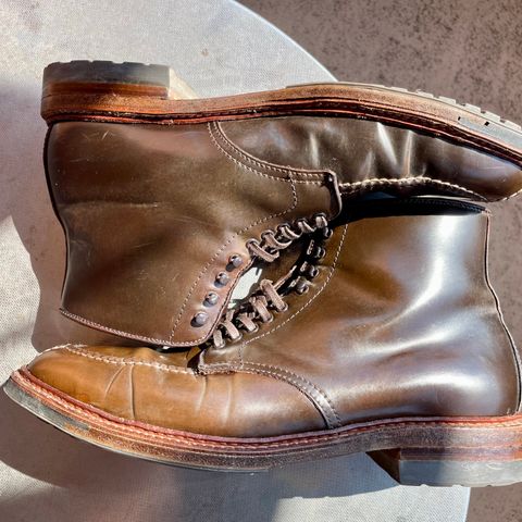 Alden Tanker Boot in Horween Cigar Shell Cordovan