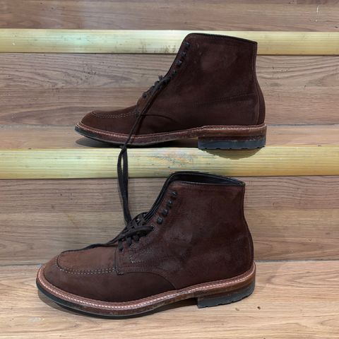 Alden Indy Boot in Horween Tobacco Reverse Chamois