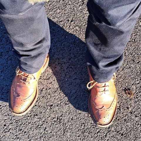 View photo of Tricker's Stow Country Boot in Marron Calf