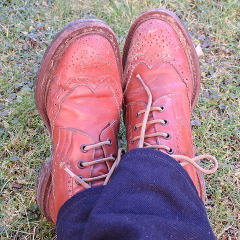 View photo of Tricker's Stow Country Boot in Marron Calf