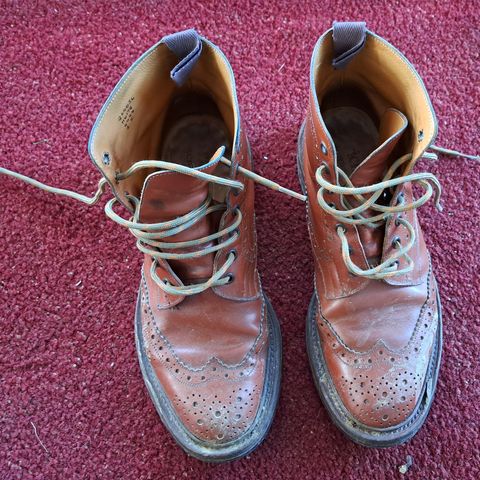 View photo of Tricker's Stow Country Boot in Marron Calf