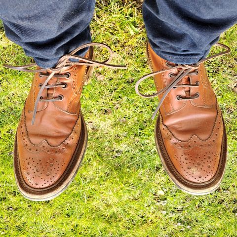 View photo of Tricker's Stow Country Boot in Marron Calf