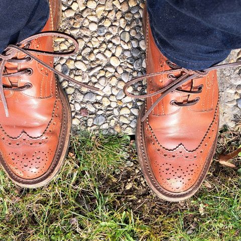 View photo of Tricker's Stow Country Boot in Marron Calf