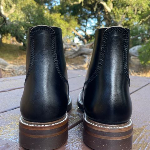 John Lofgren M-43 Service Shoes in Shinki Black Teacore Horsebutt