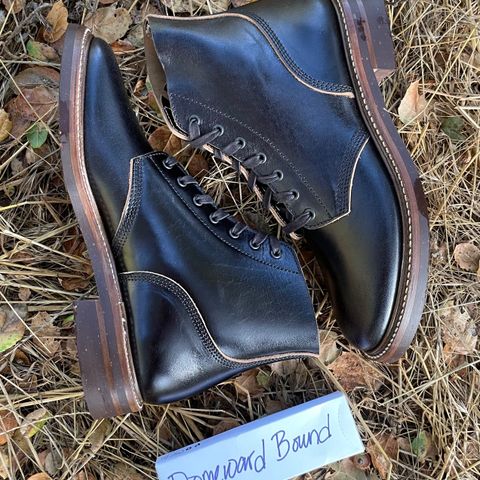 John Lofgren M-43 Service Shoes in Shinki Black Teacore Horsebutt