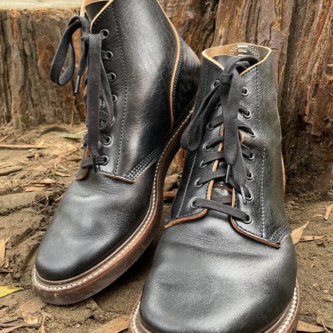 John Lofgren M-43 Service Shoes in Shinki Black Teacore Horsebutt