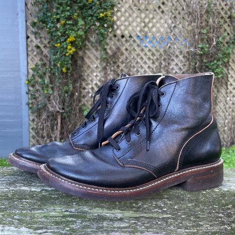 John Lofgren M-43 Service Shoes in Shinki Black Teacore Horsebutt
