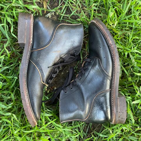John Lofgren M-43 Service Shoes in Shinki Black Teacore Horsebutt