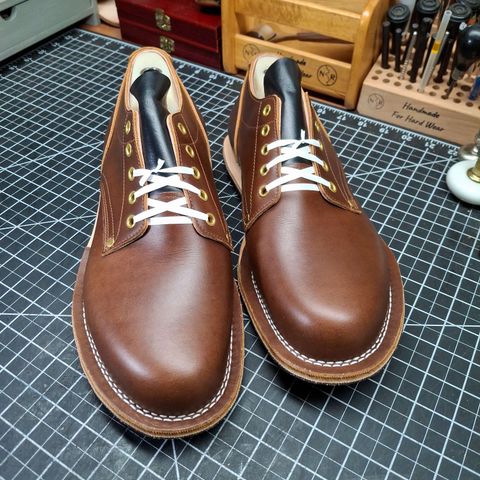 New River Boot Quade in Horween Toasted Coconut Latigo