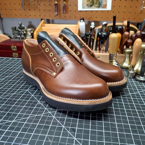 New River Boot Quade in Horween Toasted Coconut Latigo