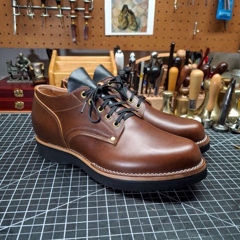 New River Boot Quade in Horween Toasted Coconut Latigo