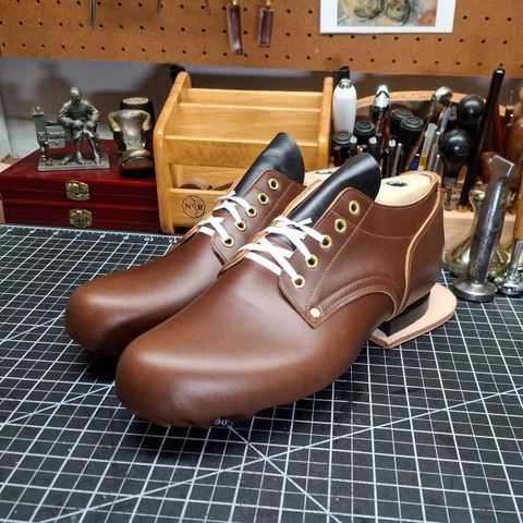 New River Boot Quade in Horween Toasted Coconut Latigo