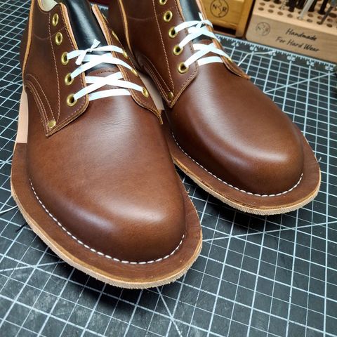 New River Boot Quade in Horween Toasted Coconut Latigo