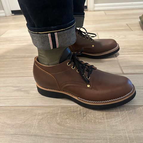 New River Boot Quade in Horween Toasted Coconut Latigo