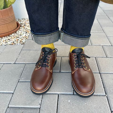 New River Boot Quade in Horween Toasted Coconut Latigo