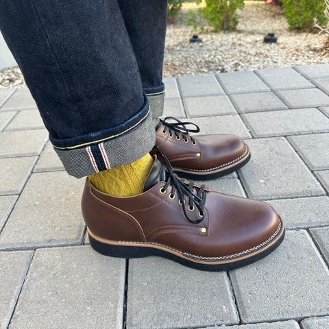 New River Boot Quade in Horween Toasted Coconut Latigo